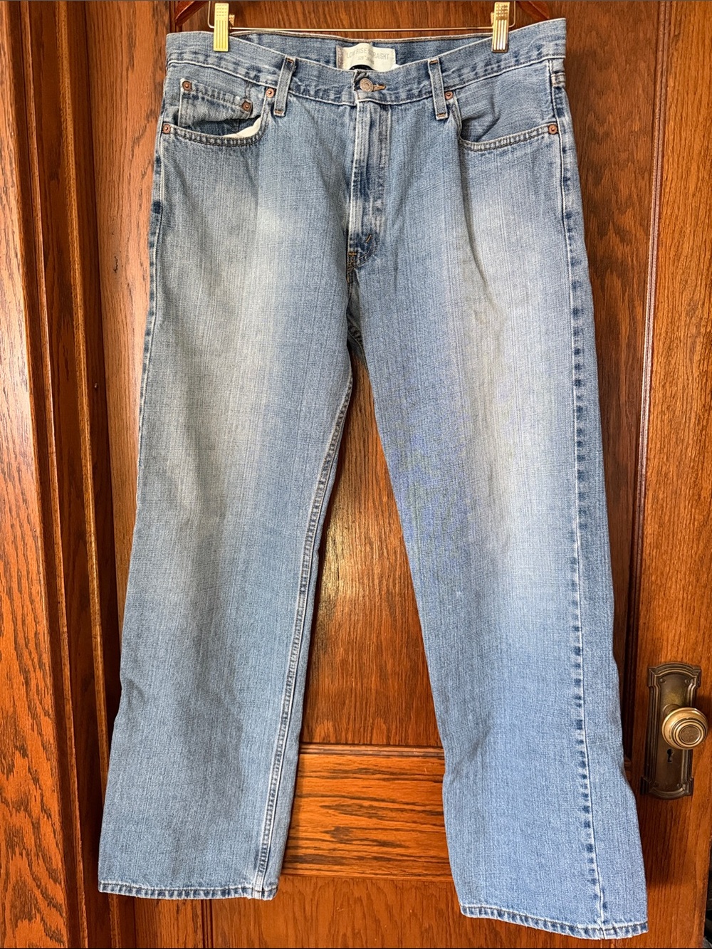 Levi's 529 Low-Rise Light Blue Straight-Leg Men's Jeans